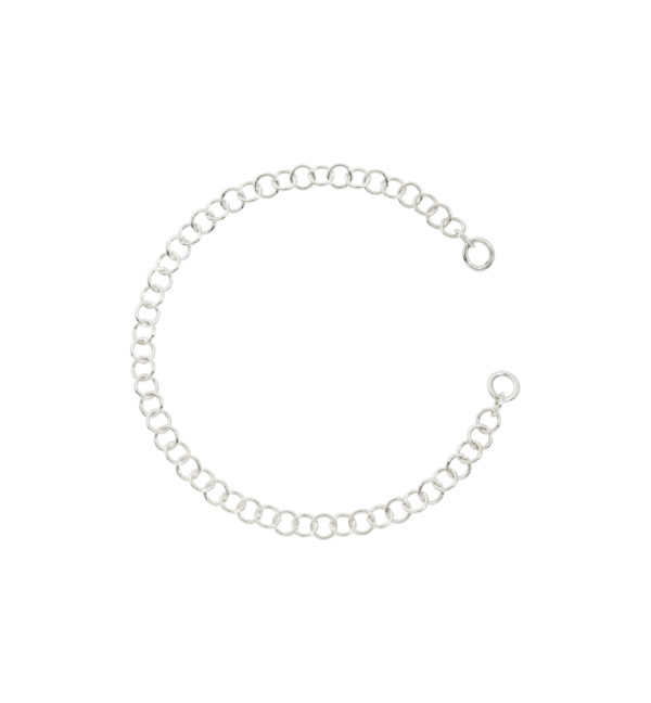 BRACCIALE CATENA LEGGERA ARGENTO