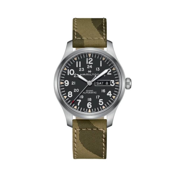 OROLOGIO HAMILTON KHAKI FIELD DAY DATE AUTO