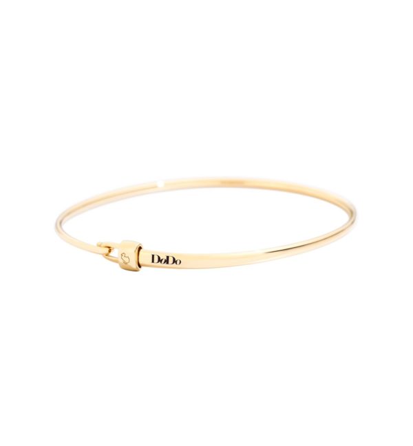 BRACCIALE BANGLE CON STOPPER ORO GIALLO