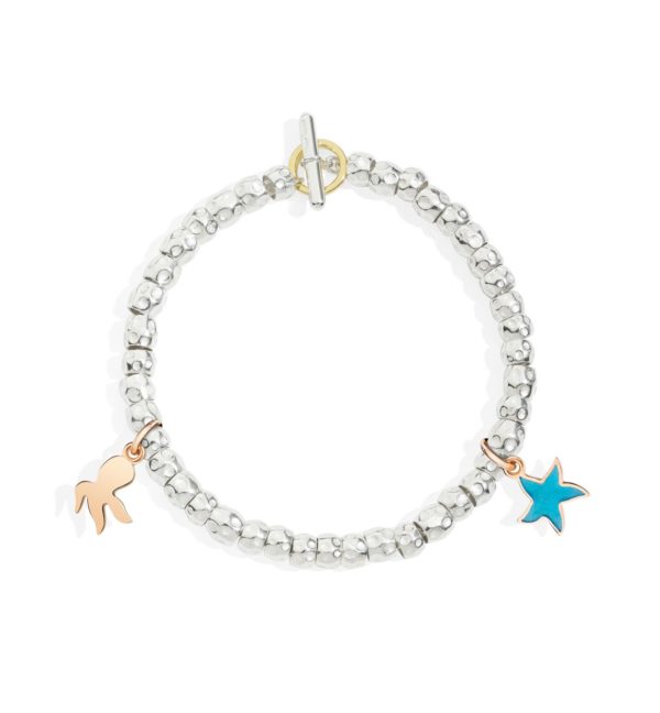 BRACCIALE GRANELLI CON STELLINA E POLPO