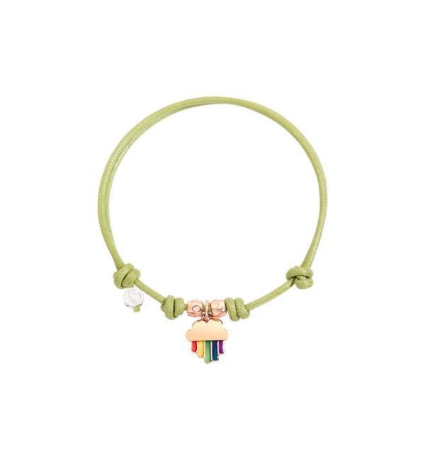 BRACCIALE CORDINO ARCOBALENO