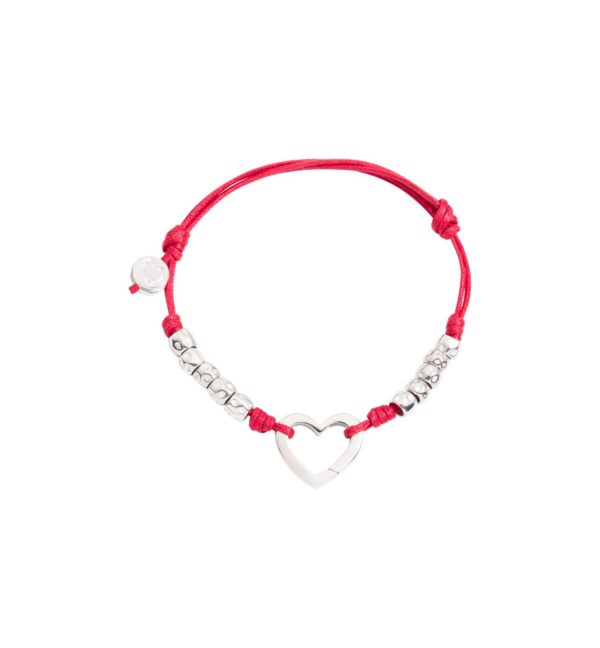 BRACCIALE CORDINO CUORE