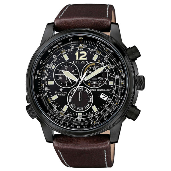 OROLOGIO CITIZEN-Crono Pilot Acciaio