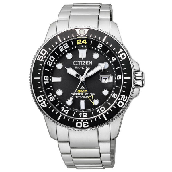 OROLOGIO CITIZEN- Diver's Eco Drive GMT Super Titanio