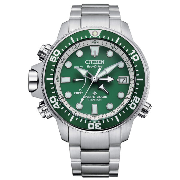 OROLOGIO CITIZEN-Aqualand Eco Drive Super Titanio