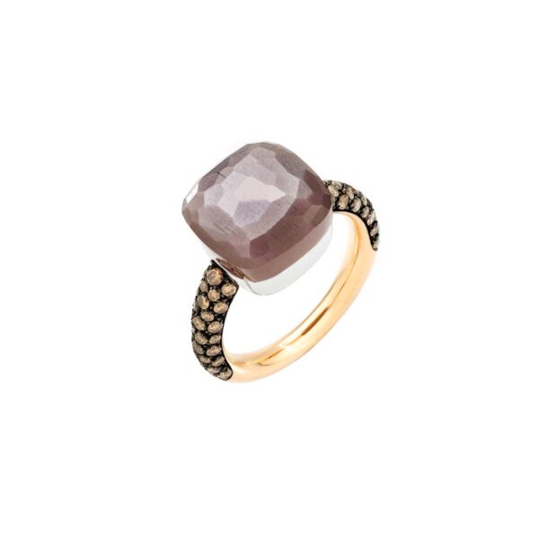 ANELLO NUDO CHOCOLATE MAXI